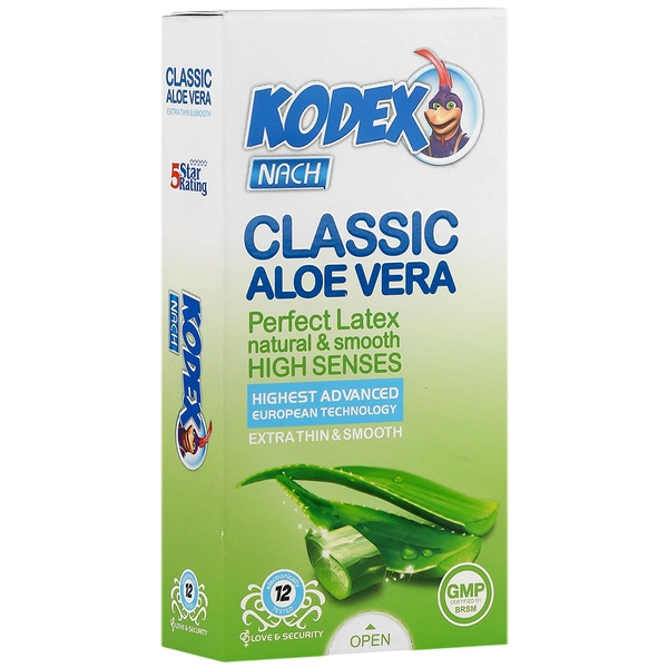 کاندوم کدکس کلاسیک آلوئه ورا | Classic Aloevera Condom 1