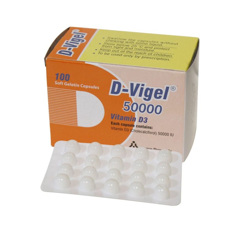 کپسول ویتامین D۳ دی ویژل | D-Vigel 50000 Vitamin D3 Caps 1